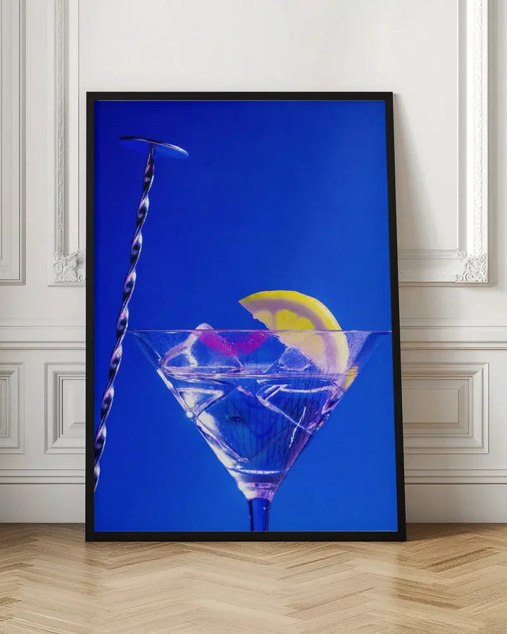 Lemon Twist Martini - Stretched Canvas, Poster or Fine Art Print I Heart Wall Art