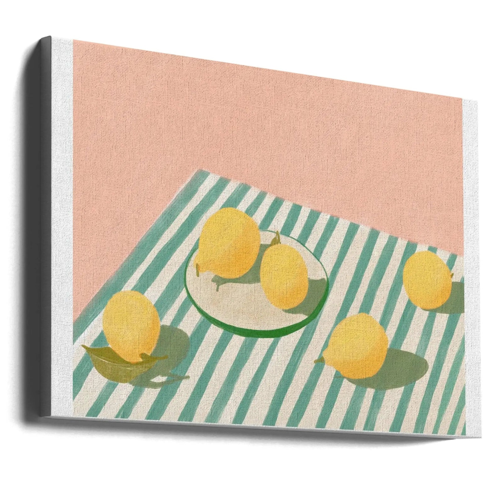 Pandclemonsandstripes Copy - Stretched Canvas, Poster or Fine Art Print I Heart Wall Art