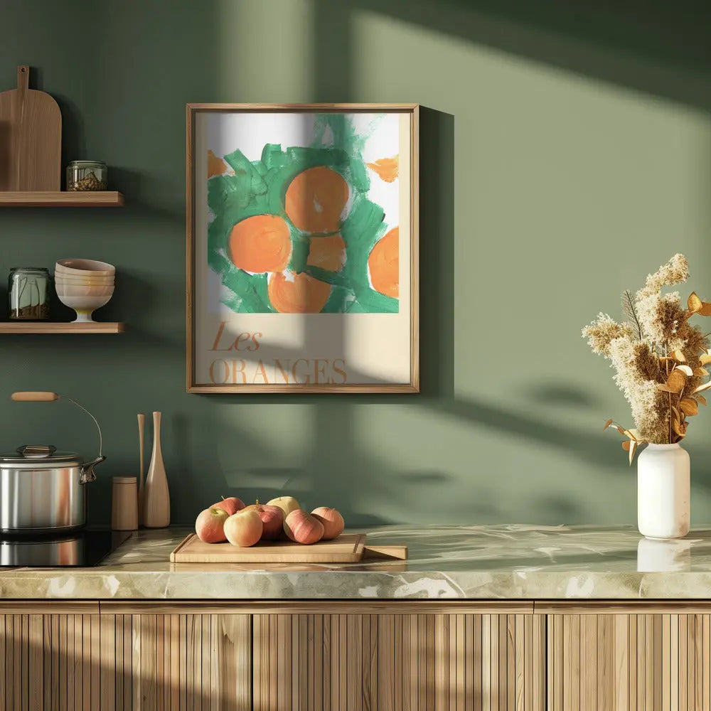 Les Oranges Une Étude 1 - Stretched Canvas, Poster or Fine Art Print I Heart Wall Art