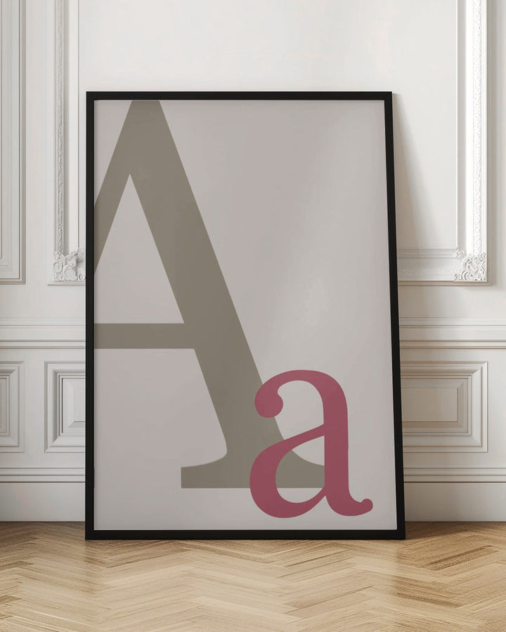 Letter A - Stretched Canvas, Poster or Fine Art Print I Heart Wall Art