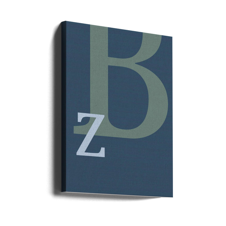 Letter B - Stretched Canvas, Poster or Fine Art Print I Heart Wall Art