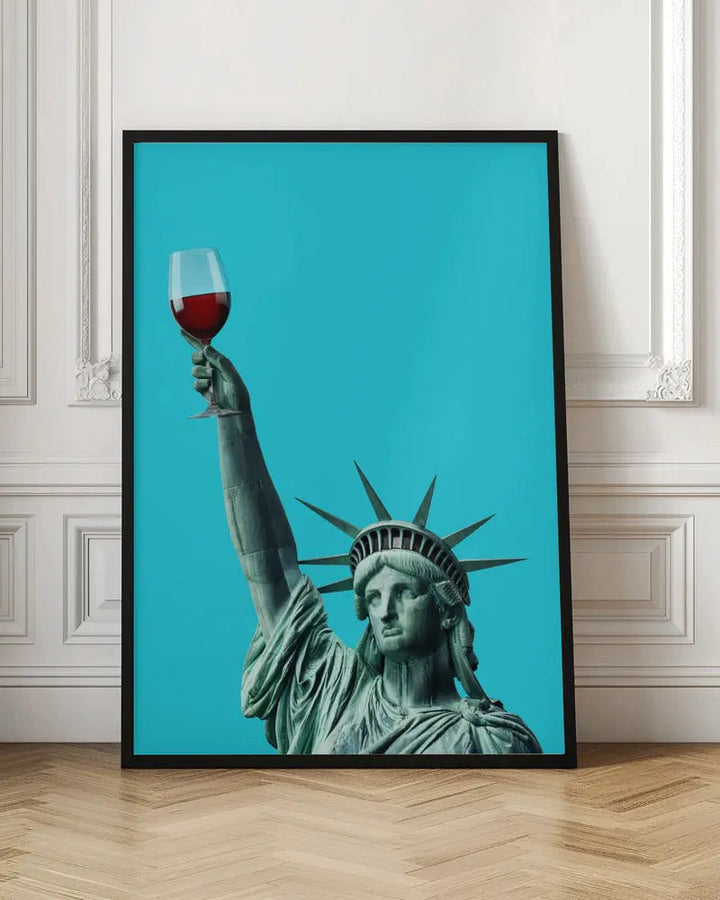Liberty of Drinking - Stretched Canvas, Poster or Fine Art Print I Heart Wall Art