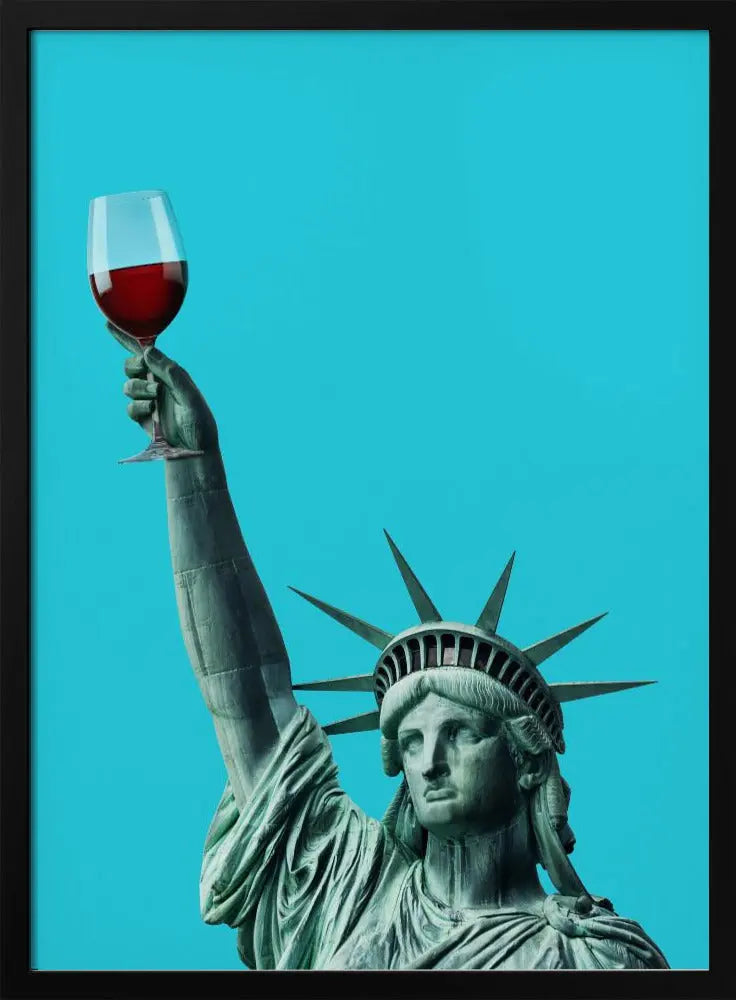 Liberty of Drinking - Stretched Canvas, Poster or Fine Art Print I Heart Wall Art