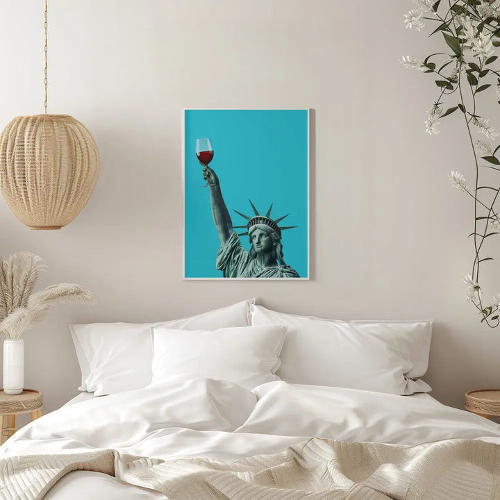 Liberty of Drinking - Stretched Canvas, Poster or Fine Art Print I Heart Wall Art