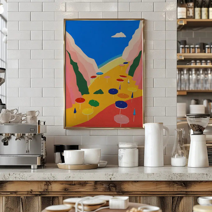 Lido Liguria - Stretched Canvas, Poster or Fine Art Print I Heart Wall Art