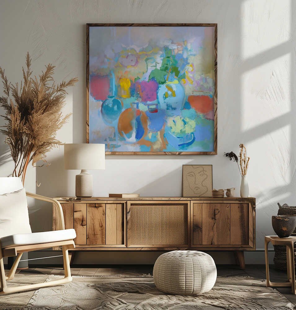 Light. Glass. - Square Stretched Canvas, Poster or Fine Art Print - I Heart Wall Art - Poster Print, Canvas Print or Framed Art Print