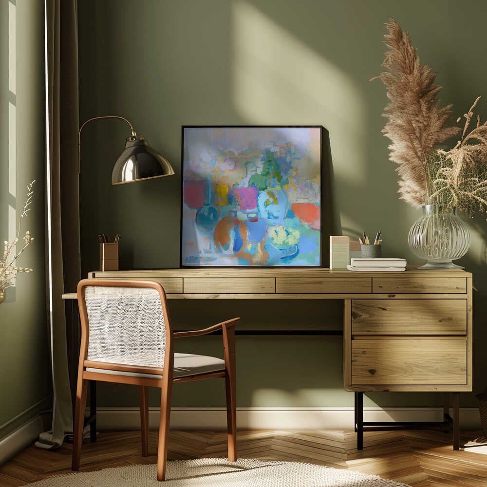 Light. Glass. - Square Stretched Canvas, Poster or Fine Art Print - I Heart Wall Art - Poster Print, Canvas Print or Framed Art Print