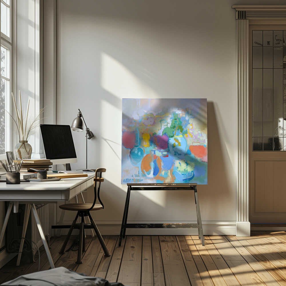 Light. Glass. - Square Stretched Canvas, Poster or Fine Art Print - I Heart Wall Art - Poster Print, Canvas Print or Framed Art Print