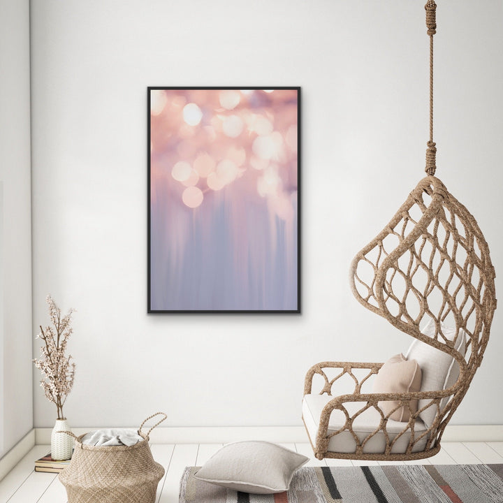 Light Show  -Pastel Abstract Stretched Canvas Wall Art - I Heart Wall Art