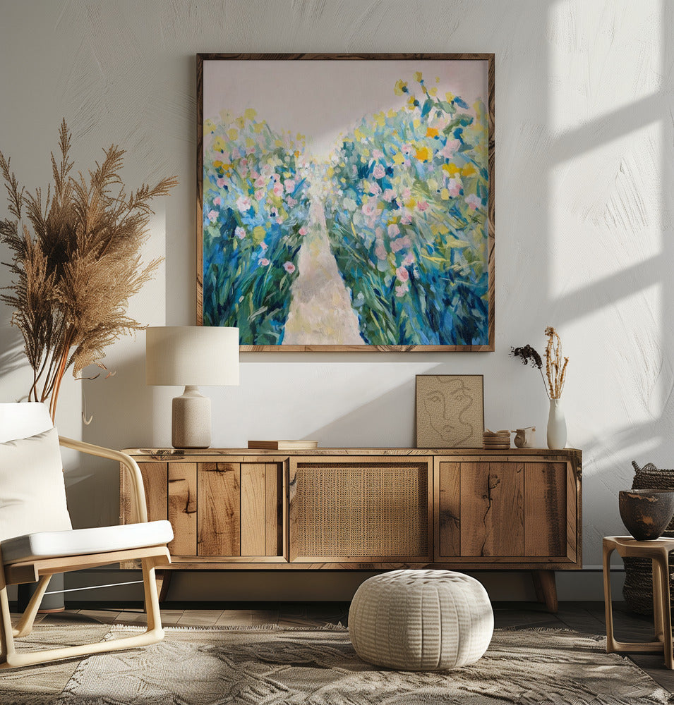 Light Summer - Square Stretched Canvas, Poster or Fine Art Print I Heart Wall Art