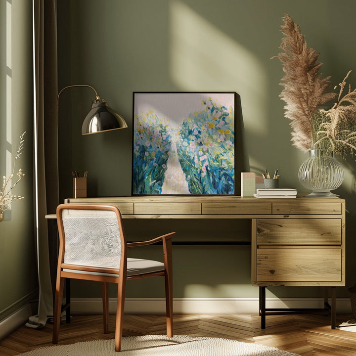 Light Summer - Square Stretched Canvas, Poster or Fine Art Print I Heart Wall Art