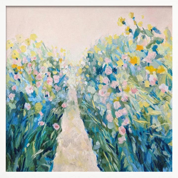 Light Summer - Square Stretched Canvas, Poster or Fine Art Print I Heart Wall Art