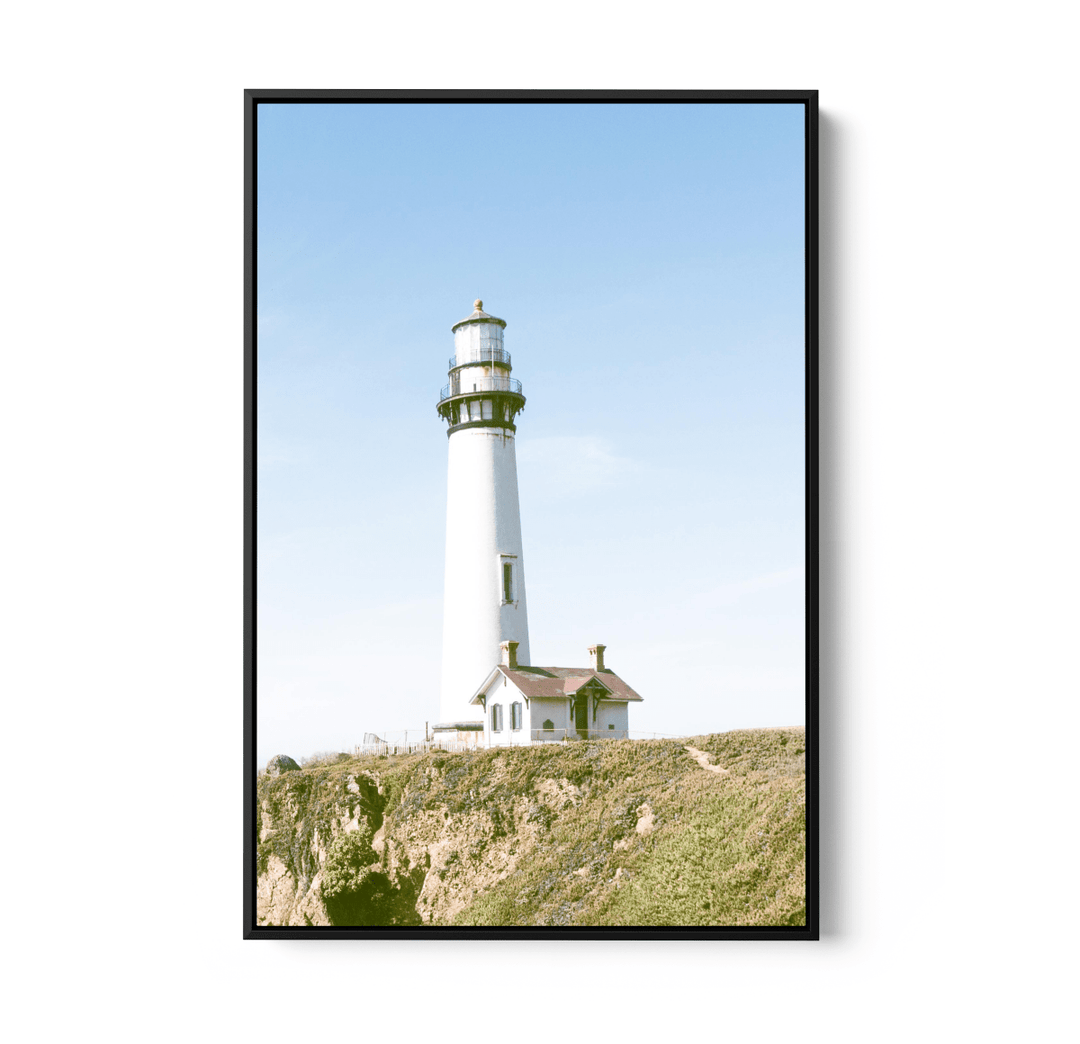 Lighthouse Lookout - Coastal Stretched Canvas, Poster or Wall Art Print - I Heart Wall Art - Poster Print, Canvas Print or Framed Art Print