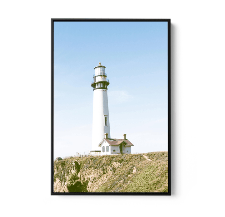Lighthouse Lookout - Coastal Stretched Canvas, Poster or Wall Art Print - I Heart Wall Art - Poster Print, Canvas Print or Framed Art Print