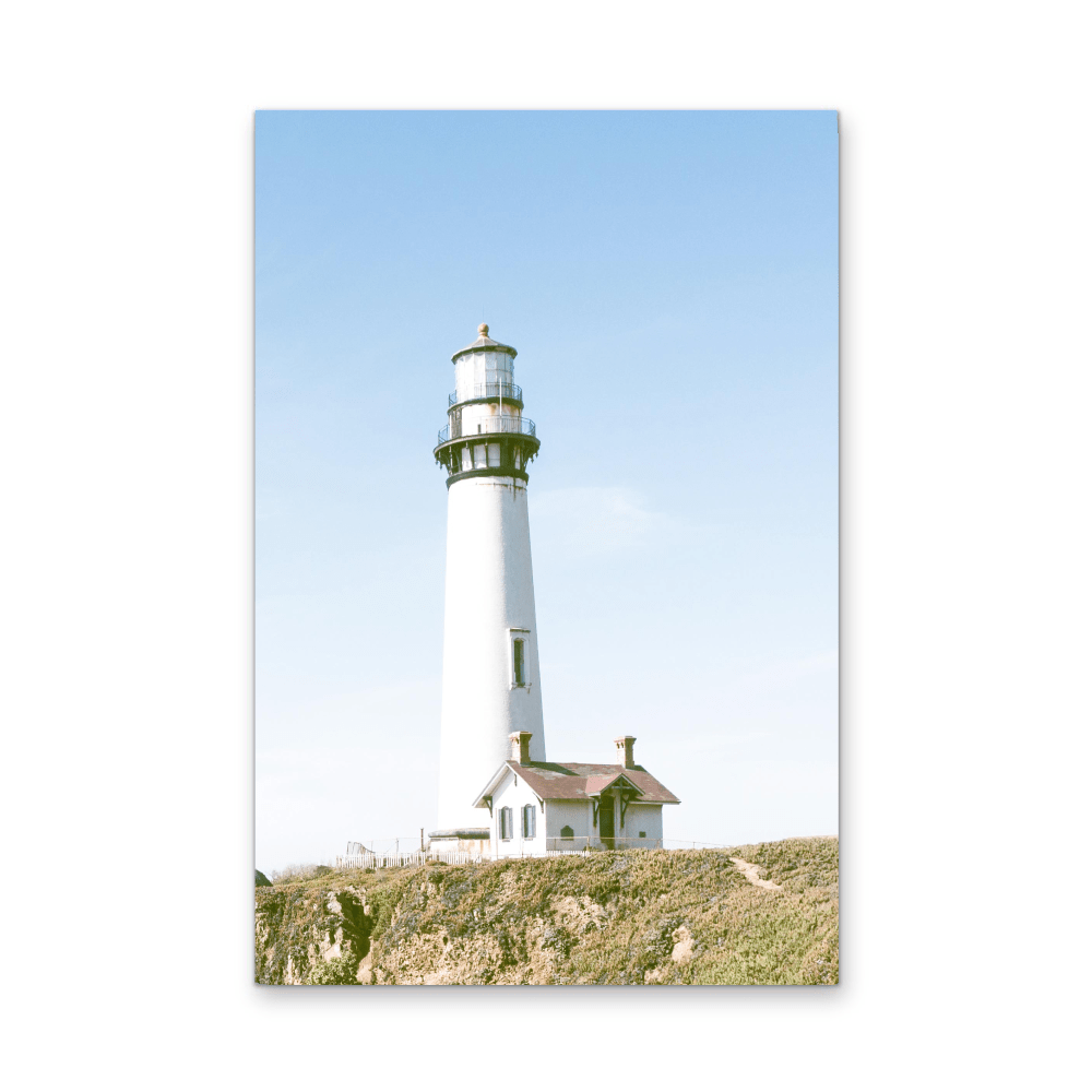 Lighthouse Lookout - Coastal Stretched Canvas, Poster or Wall Art Print - I Heart Wall Art - Poster Print, Canvas Print or Framed Art Print
