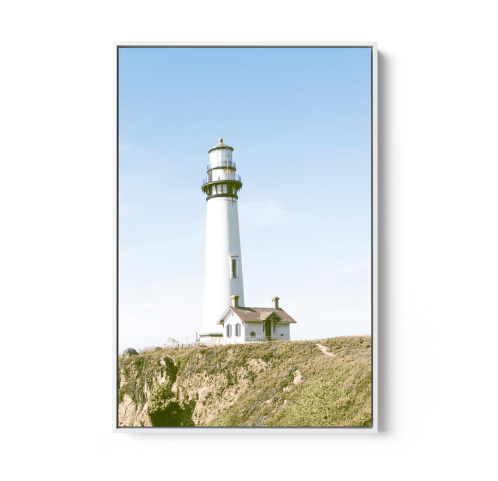 Lighthouse Lookout - Coastal Stretched Canvas, Poster or Wall Art Print - I Heart Wall Art - Poster Print, Canvas Print or Framed Art Print