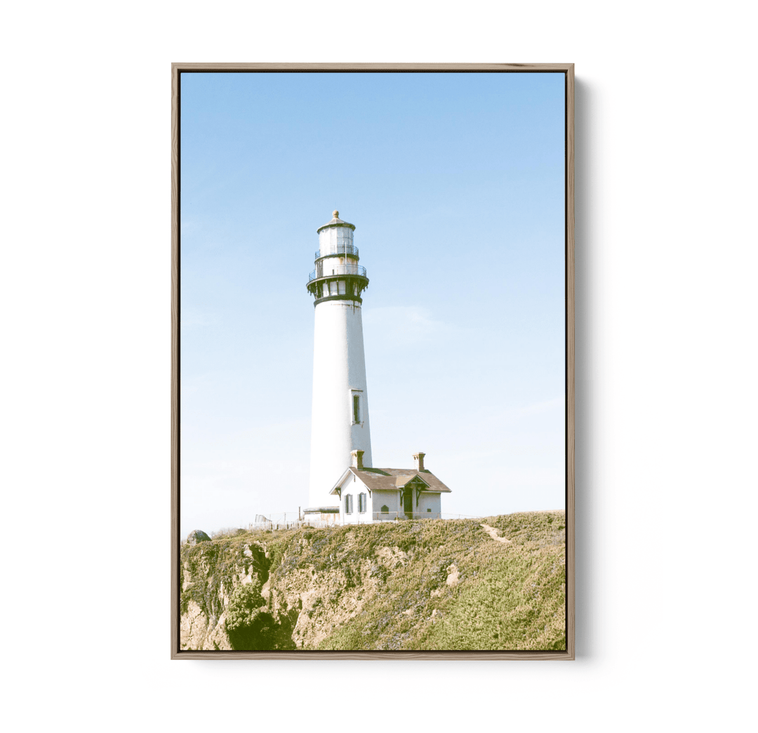 Lighthouse Lookout - Coastal Stretched Canvas, Poster or Wall Art Print - I Heart Wall Art - Poster Print, Canvas Print or Framed Art Print