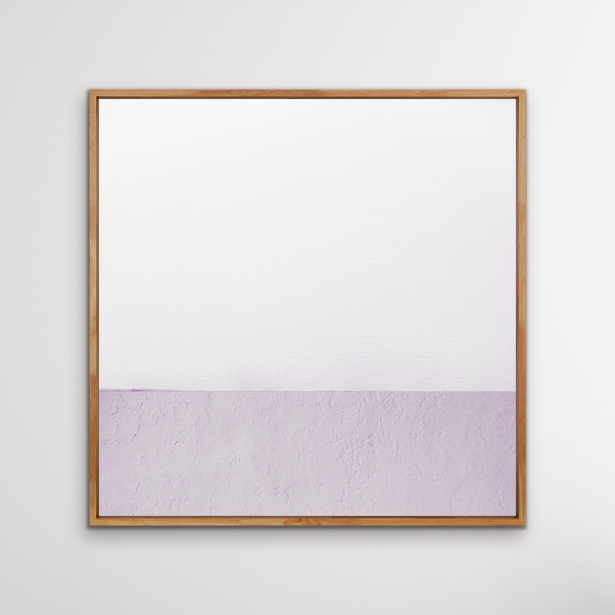 Lilac Horizons - Square Abstract Lilac Purple Geometric Wall Art Canvas Print I Heart Wall Art Australia 