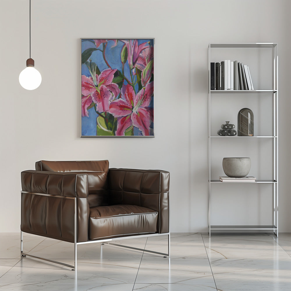 Lilies - Stretched Canvas, Poster or Fine Art Print I Heart Wall Art
