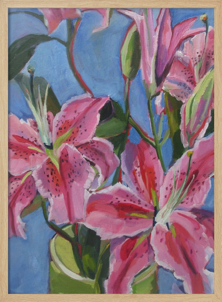 Lilies - Stretched Canvas, Poster or Fine Art Print I Heart Wall Art