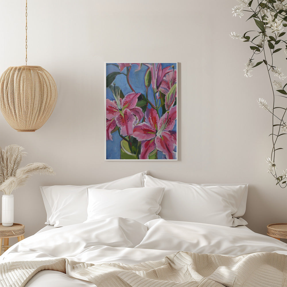 Lilies - Stretched Canvas, Poster or Fine Art Print I Heart Wall Art