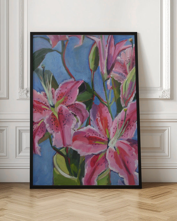 Lilies - Stretched Canvas, Poster or Fine Art Print I Heart Wall Art
