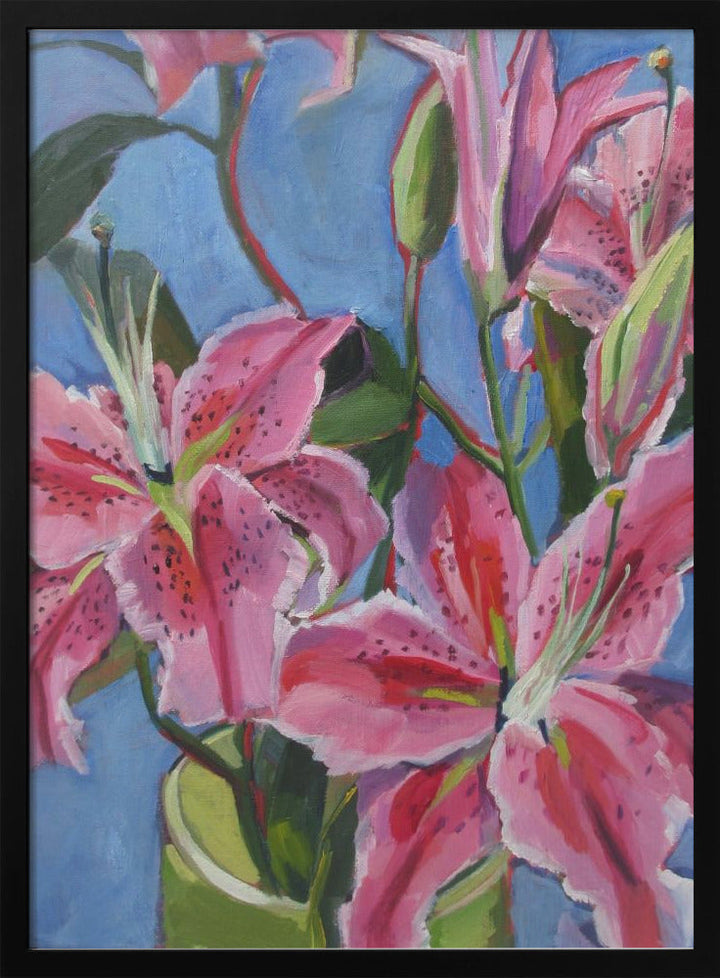 Lilies - Stretched Canvas, Poster or Fine Art Print I Heart Wall Art