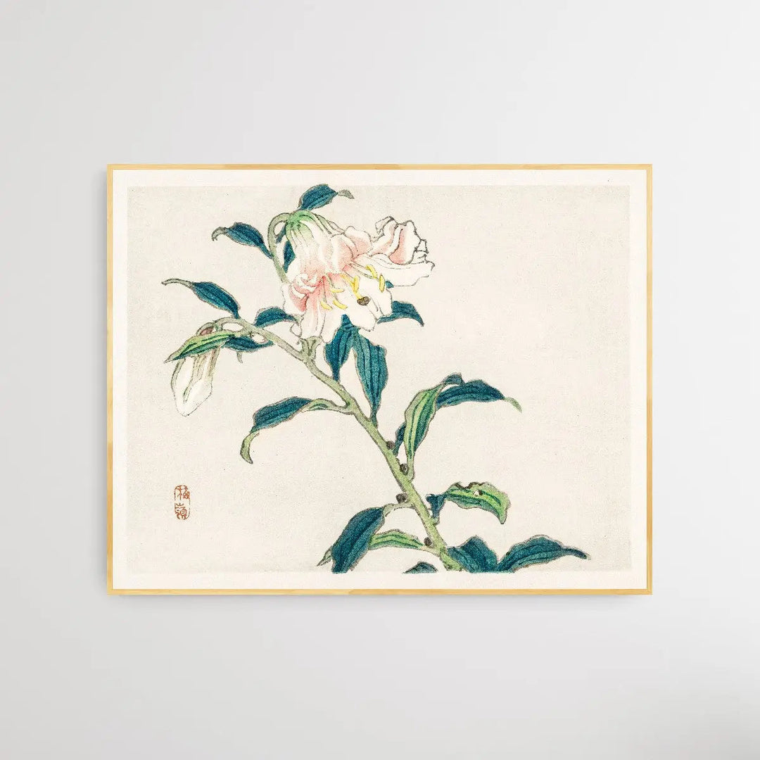 Lily by Kōno Bairei (1844-1895) - I Heart Wall Art