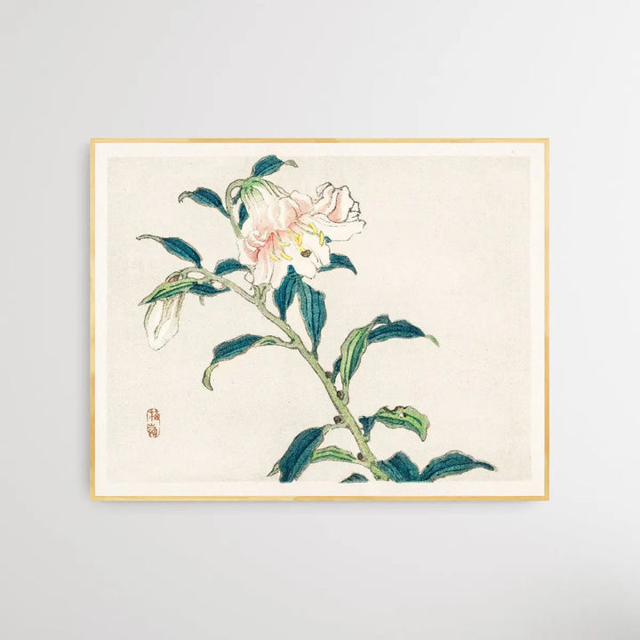 Lily by Kōno Bairei (1844-1895) - I Heart Wall Art