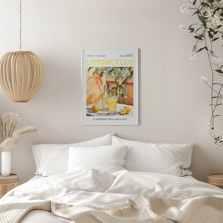 Limoncello, Aquarell, Fresh - Stretched Canvas, Poster or Fine Art Print - I Heart Wall Art - Poster Print, Canvas Print or Framed Art Print
