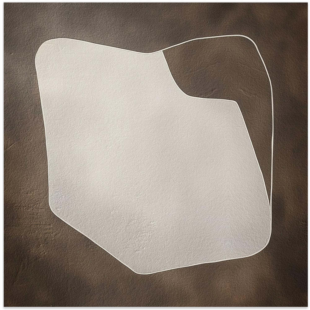 Line and shape I - Square Stretched Canvas, Poster or Fine Art Print - I Heart Wall Art - Poster Print, Canvas Print or Framed Art Print