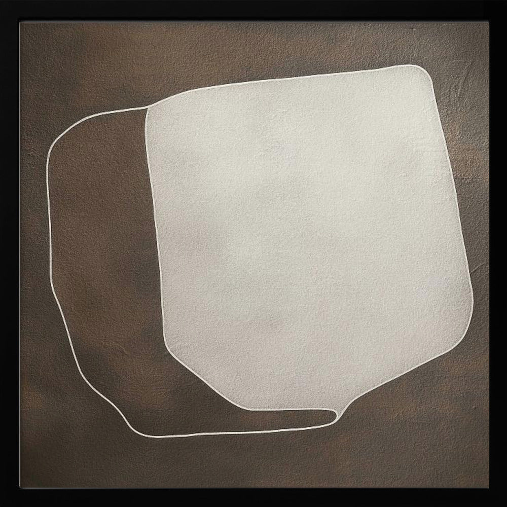 Line and shape II - Square Stretched Canvas, Poster or Fine Art Print - I Heart Wall Art - Poster Print, Canvas Print or Framed Art Print