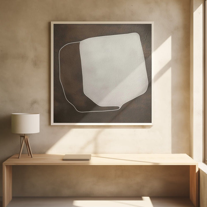 Line and shape II - Square Stretched Canvas, Poster or Fine Art Print - I Heart Wall Art - Poster Print, Canvas Print or Framed Art Print