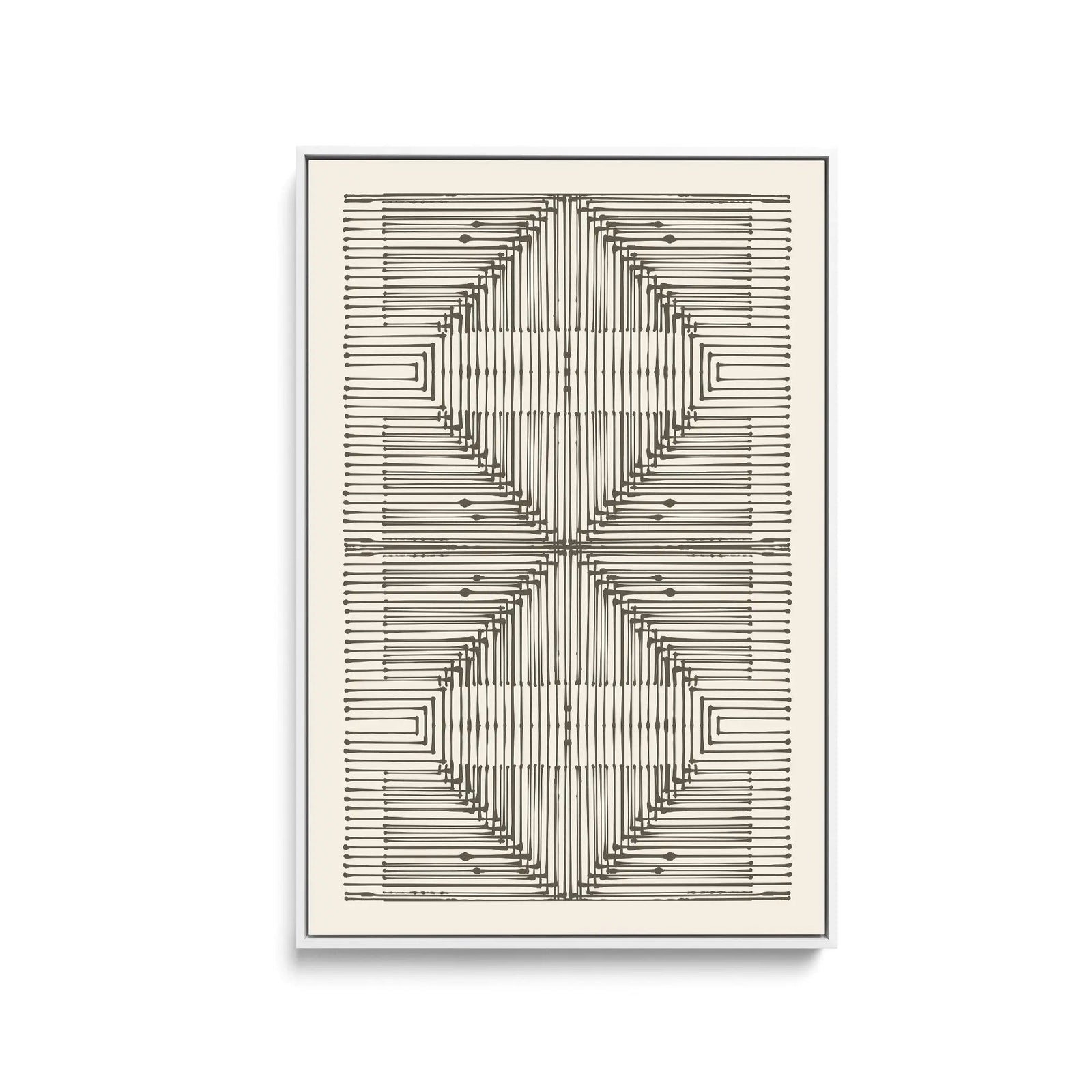 Line Art 1 by Paint It Black Studio - Stretched Canvas Print or Framed Fine Art Print - Artwork I Heart Wall Art Australia 
