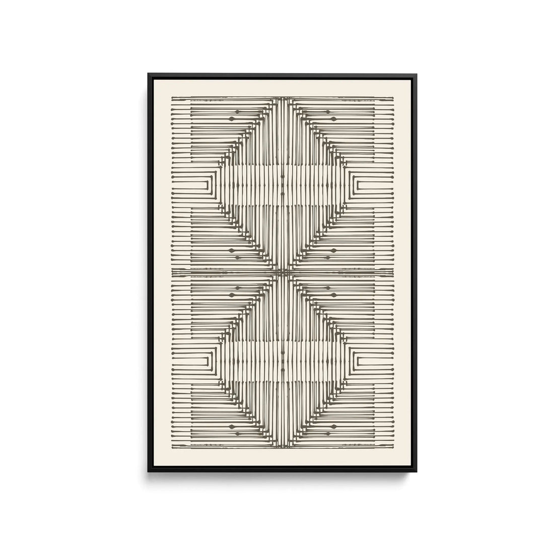 Line Art 1 by Paint It Black Studio - Stretched Canvas Print or Framed Fine Art Print - Artwork I Heart Wall Art Australia 