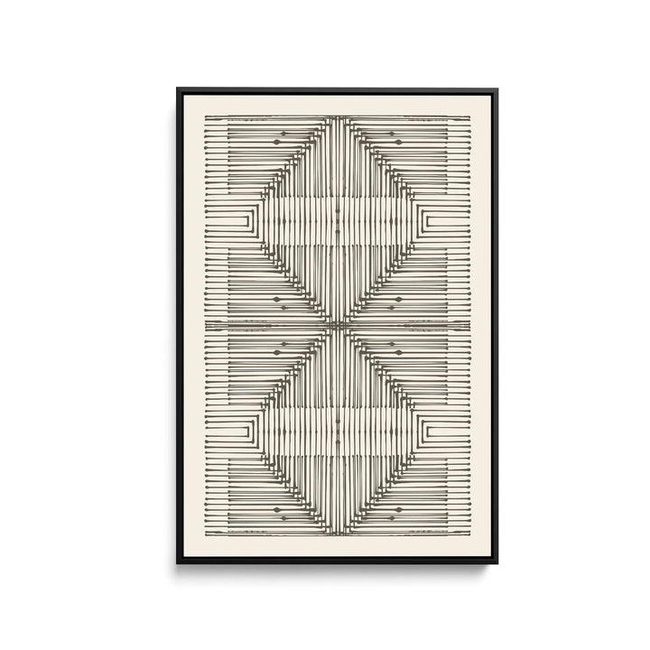 Line Art 1 by Paint It Black Studio - Stretched Canvas Print or Framed Fine Art Print - Artwork I Heart Wall Art Australia 
