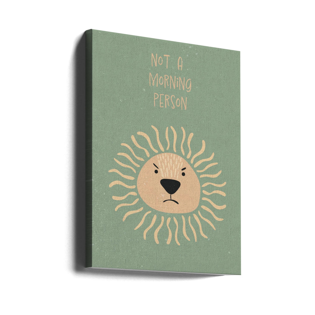 Lion nursery print - Stretched Canvas, Poster or Fine Art Print I Heart Wall Art