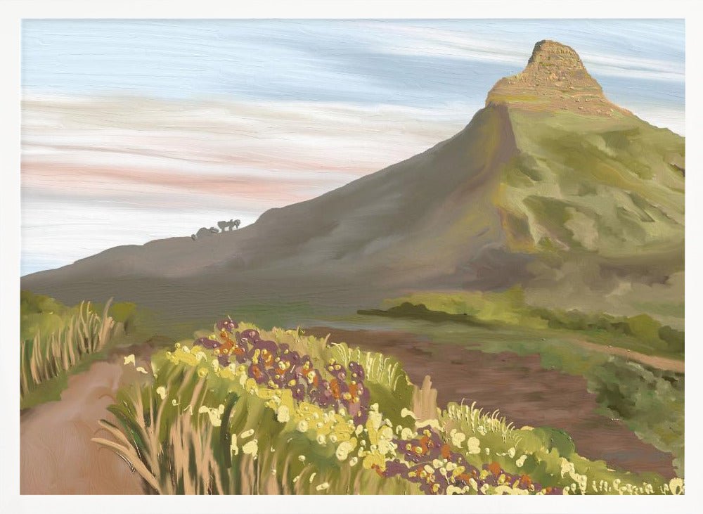 Lions head, Cape Town, South Africa - Stretched Canvas, Poster or Fine Art Print - I Heart Wall Art - Poster Print, Canvas Print or Framed Art Print