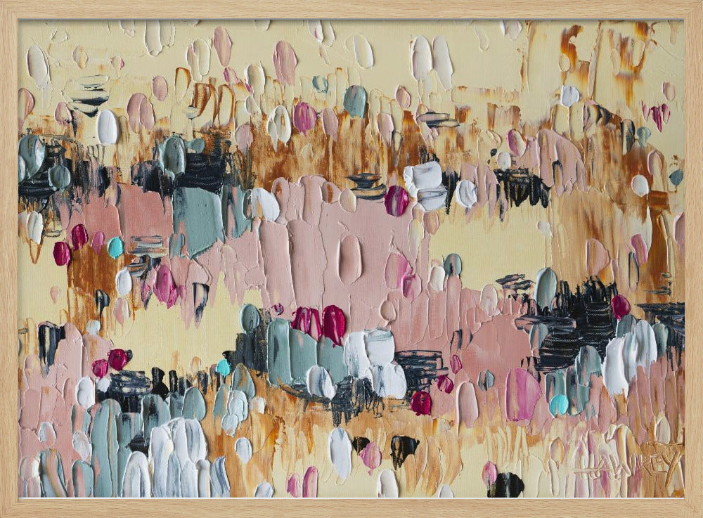 Lipstick And Mascara - Stretched Canvas, Poster or Fine Art Print I Heart Wall Art