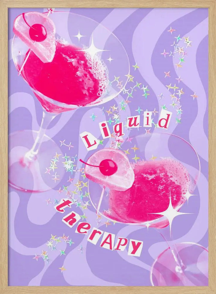 Liquid therapy - Stretched Canvas, Poster or Fine Art Print I Heart Wall Art