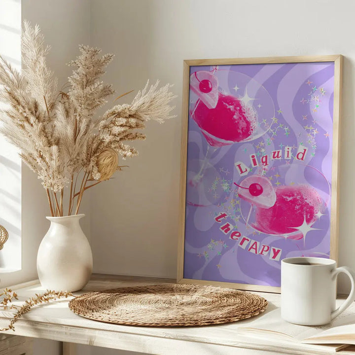 Liquid therapy - Stretched Canvas, Poster or Fine Art Print I Heart Wall Art