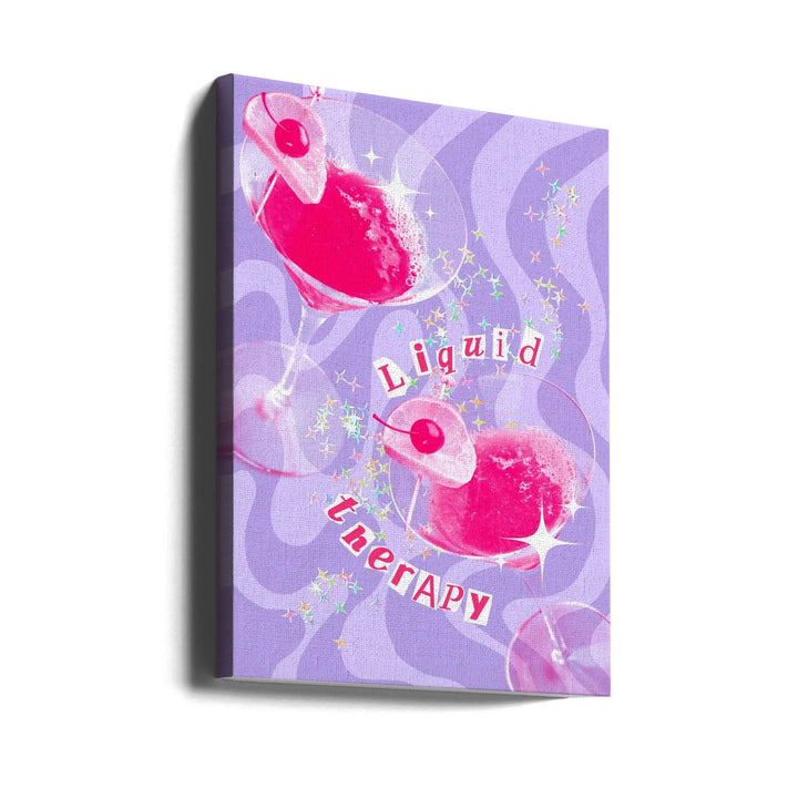 Liquid therapy - Stretched Canvas, Poster or Fine Art Print I Heart Wall Art