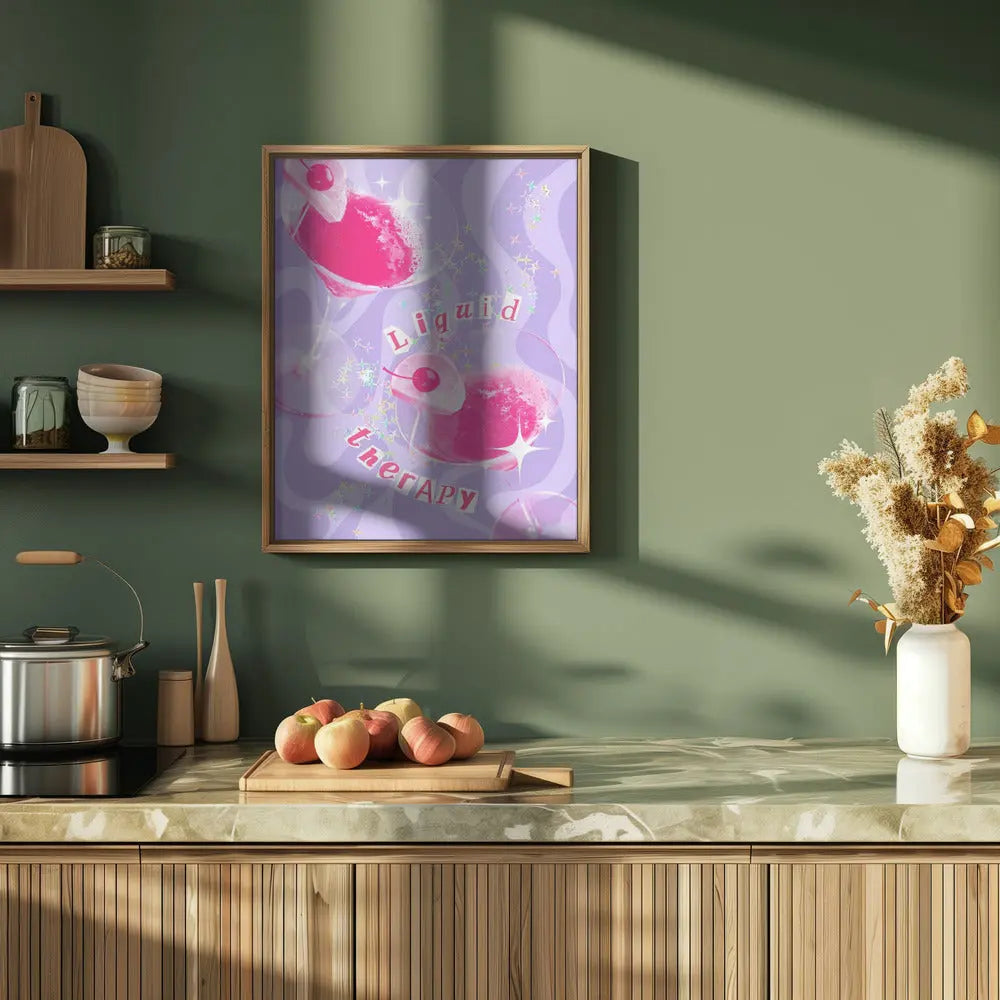 Liquid therapy - Stretched Canvas, Poster or Fine Art Print I Heart Wall Art