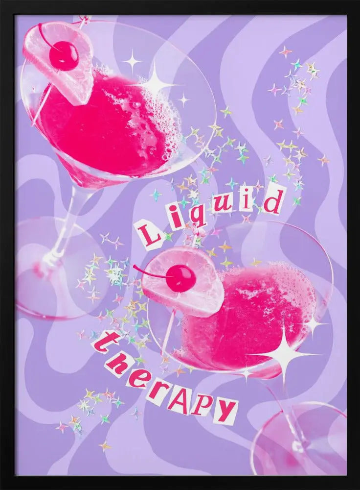 Liquid therapy - Stretched Canvas, Poster or Fine Art Print I Heart Wall Art