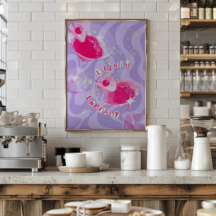 Liquid therapy - Stretched Canvas, Poster or Fine Art Print I Heart Wall Art