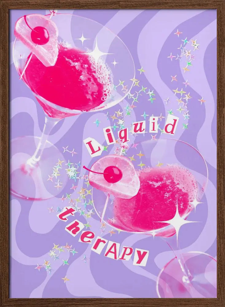 Liquid therapy - Stretched Canvas, Poster or Fine Art Print I Heart Wall Art
