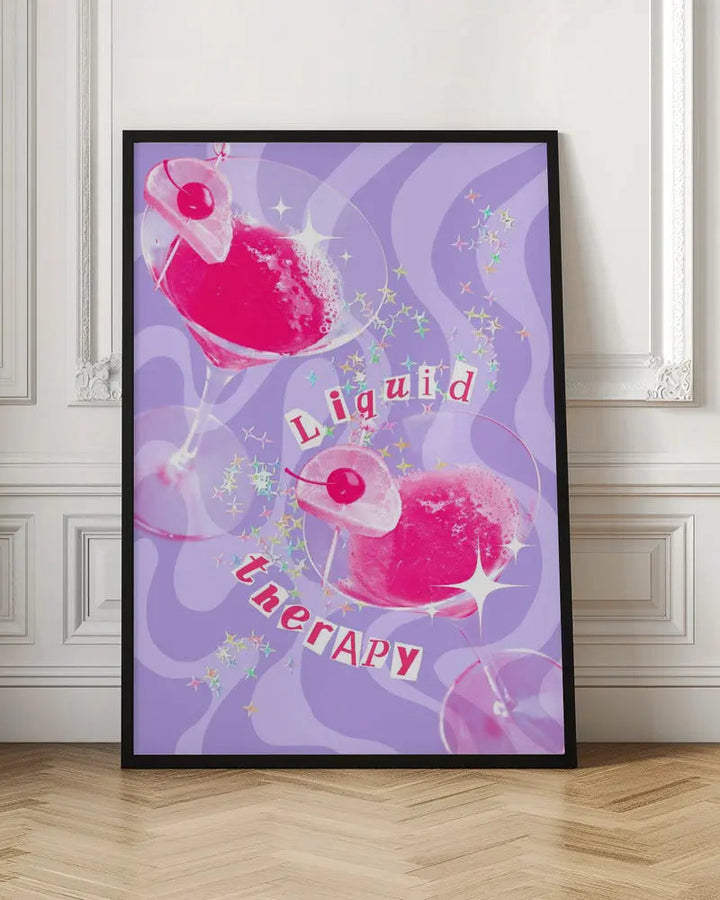 Liquid therapy - Stretched Canvas, Poster or Fine Art Print I Heart Wall Art