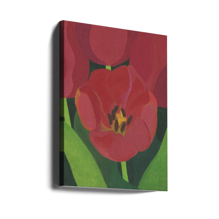 Liten Röd Tulpan - Stretched Canvas, Poster or Fine Art Print - I Heart Wall Art - Poster Print, Canvas Print or Framed Art Print