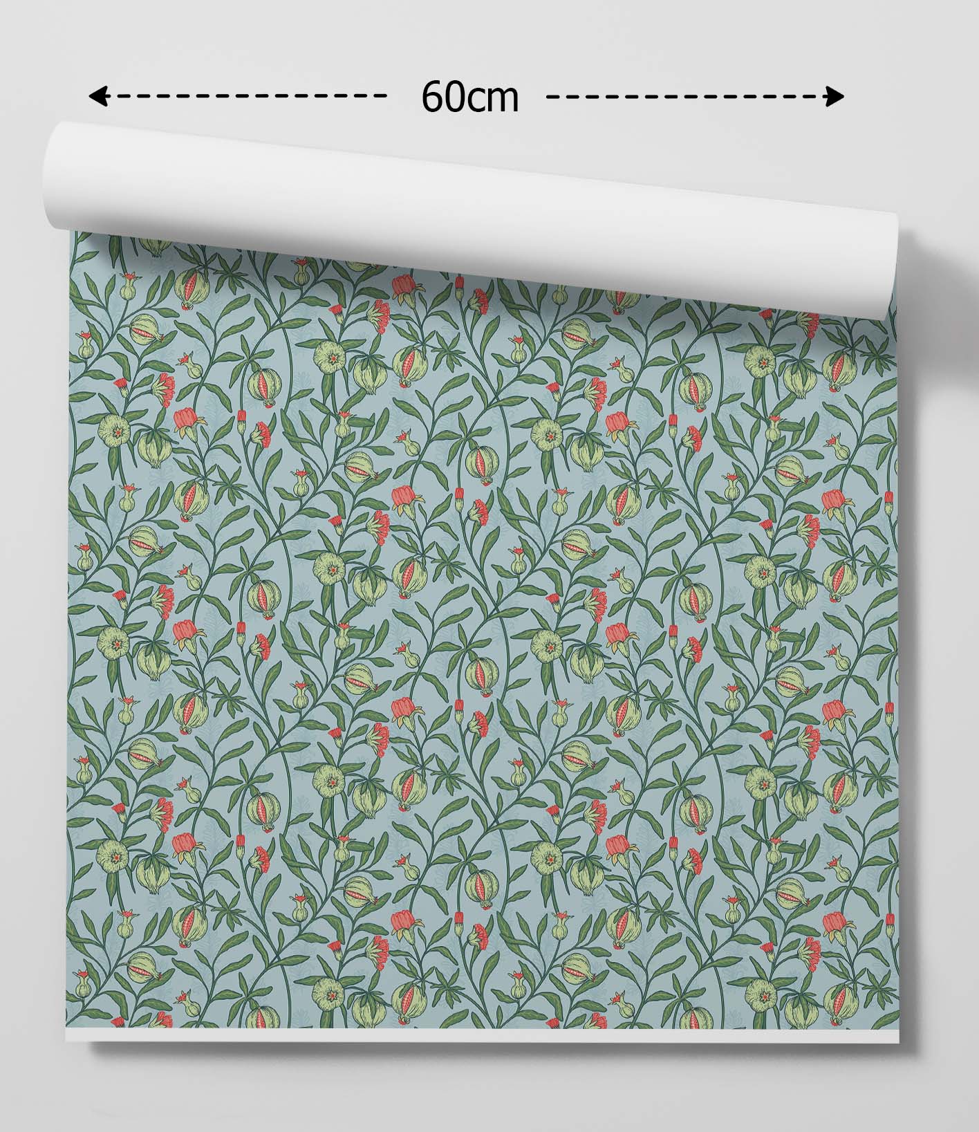Little Bud Vintage - Floral Peel and Stick Wallpaper I Heart Wall Art Australia