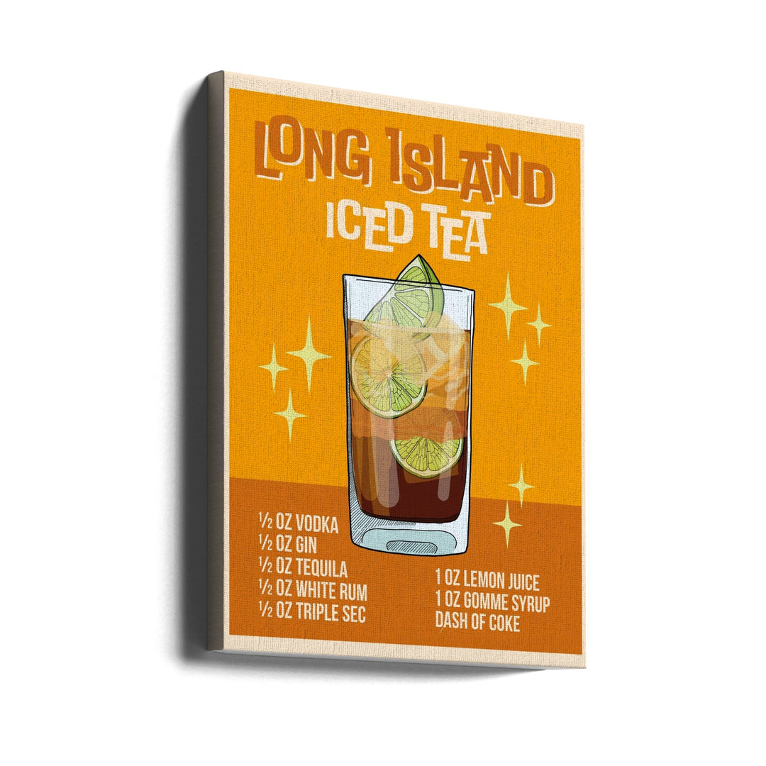 Long Island Iced Tea - Stretched Canvas, Poster or Fine Art Print I Heart Wall Art